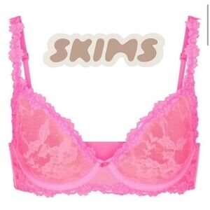 skims lace intimates underwire scoop bra